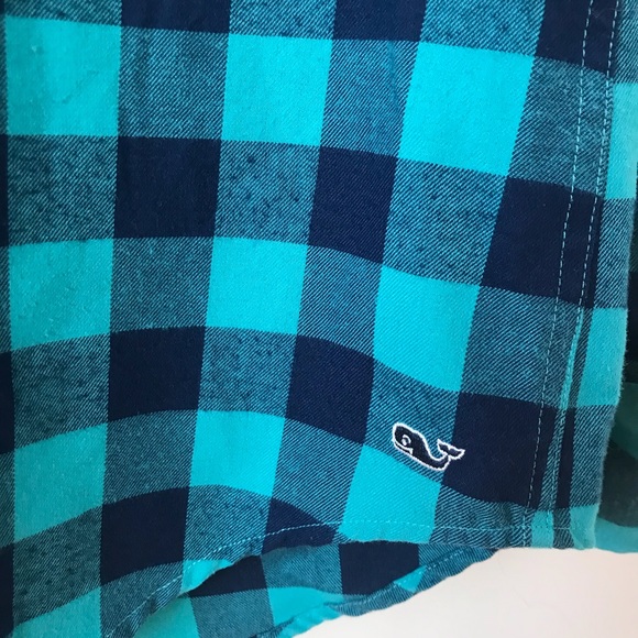 Vineyard Vines flannel buffalo check button down - Picture 4 of 6